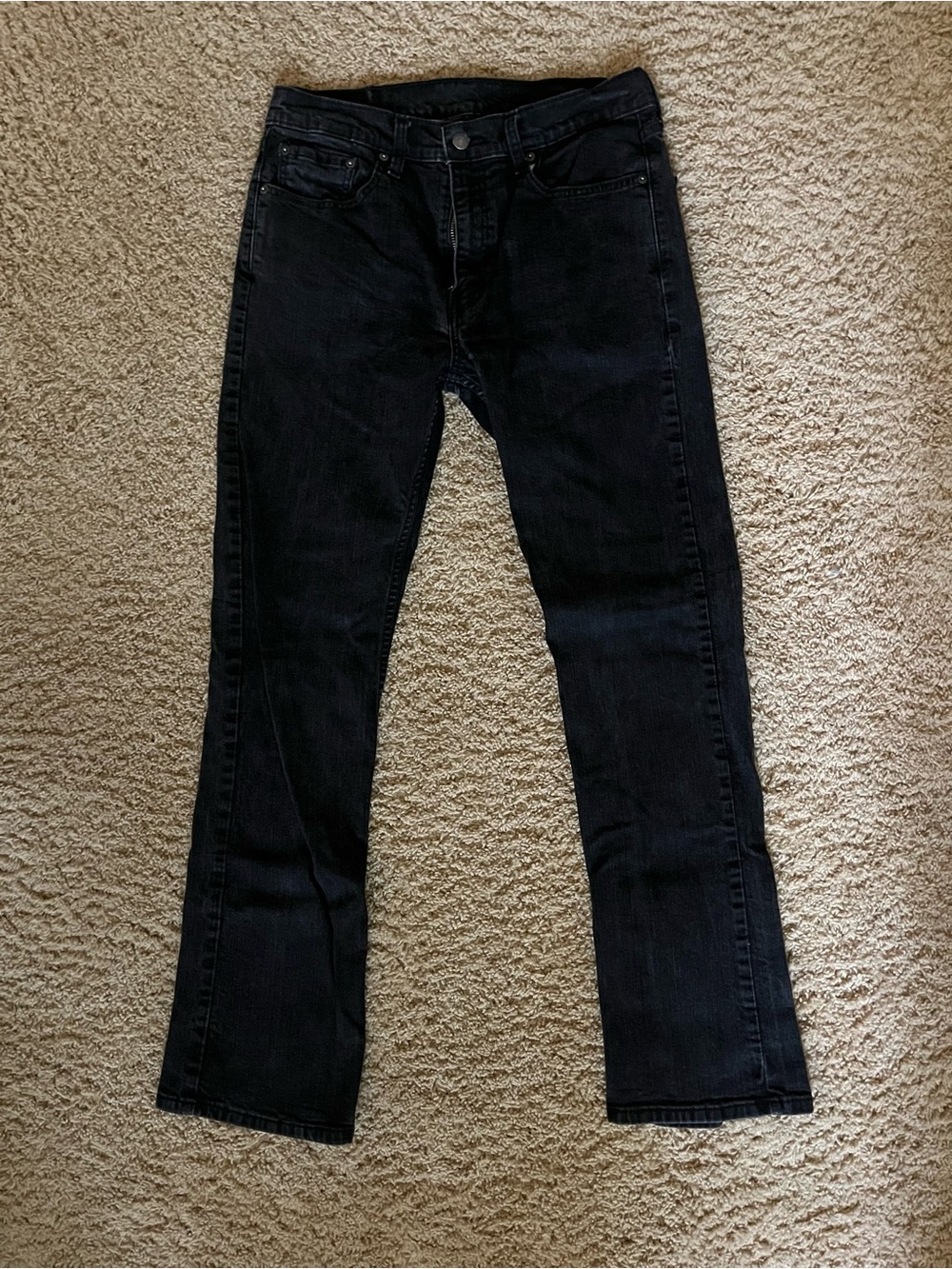 Levi’s 505 Black Straight leg jeans 32 x 34
